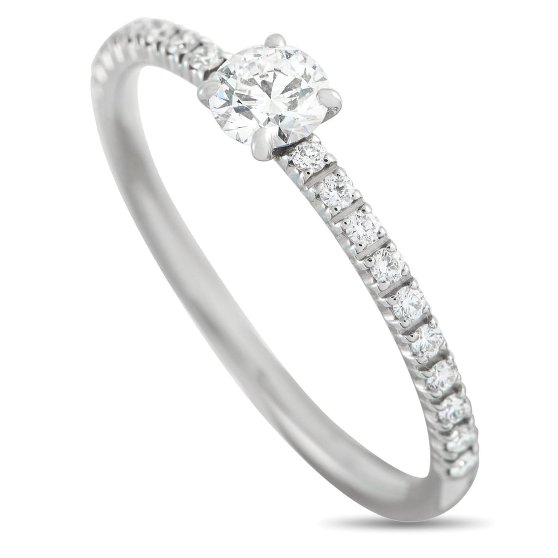 Cartier Etincelle Platinum 0.21ct Diamond Ring: Cartier Etincelle Platinum 0.21ct Diamond Ring This Cartier Etincelle ring is an ideal piece for anyone who values feminine design and timeless simplicity. The simple Platinum setting seemingly