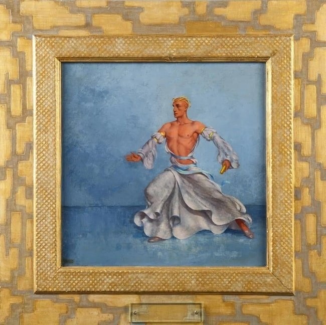 Alexander Canedo, Dancing Man Oil Painting (1 of 3)