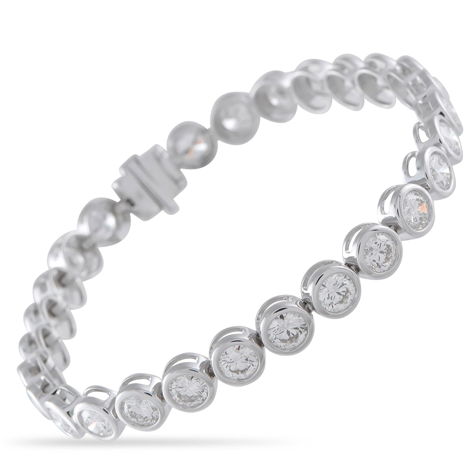 18K White Gold 9.0ct Diamond Bracelet (1 of 3)