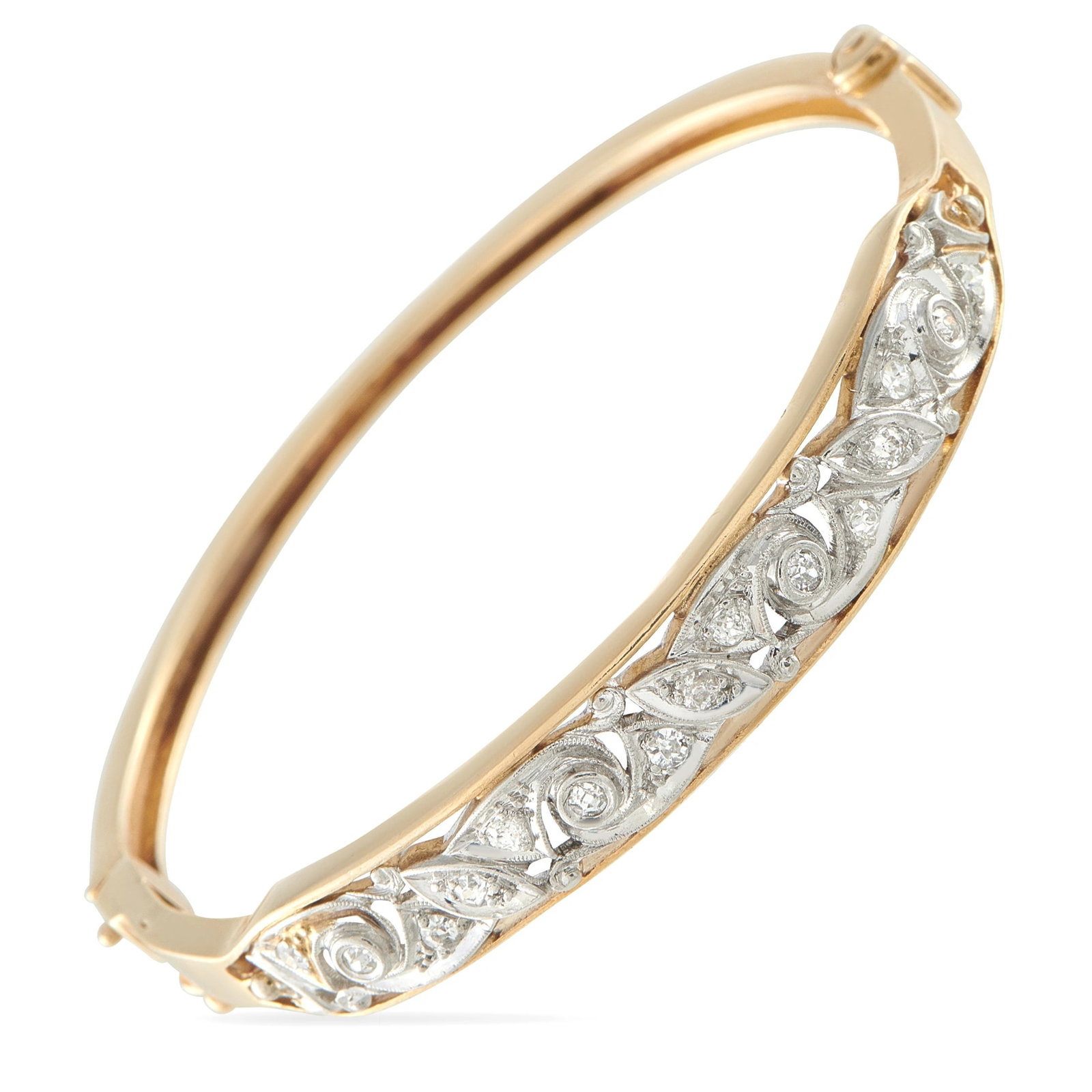 Vintage 14K Yellow Gold 0.30ct Diamond Bracelet (1 of 3)