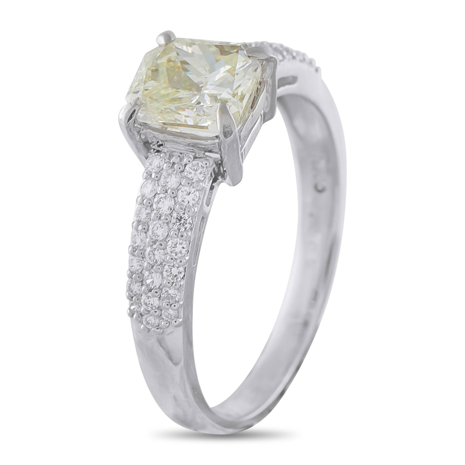 Platinum 2.32ct Diamond Ring - 2