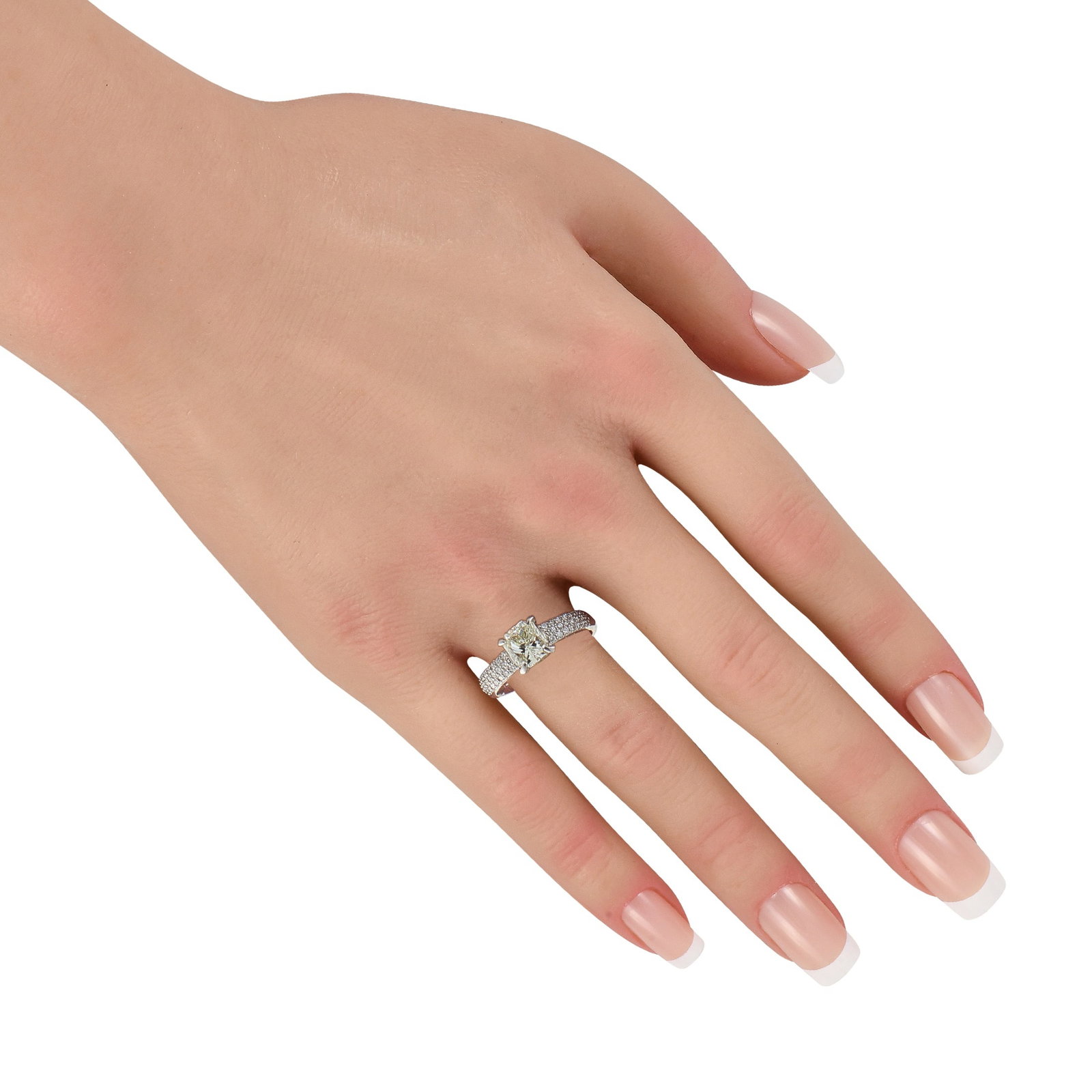 Platinum 2.32ct Diamond Ring - 3