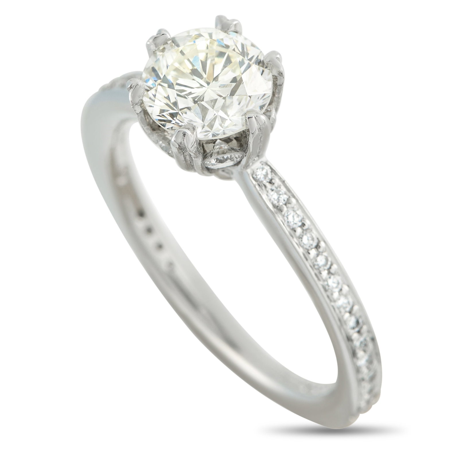 Platinum 1.58ct Diamond Ring (1 of 4)