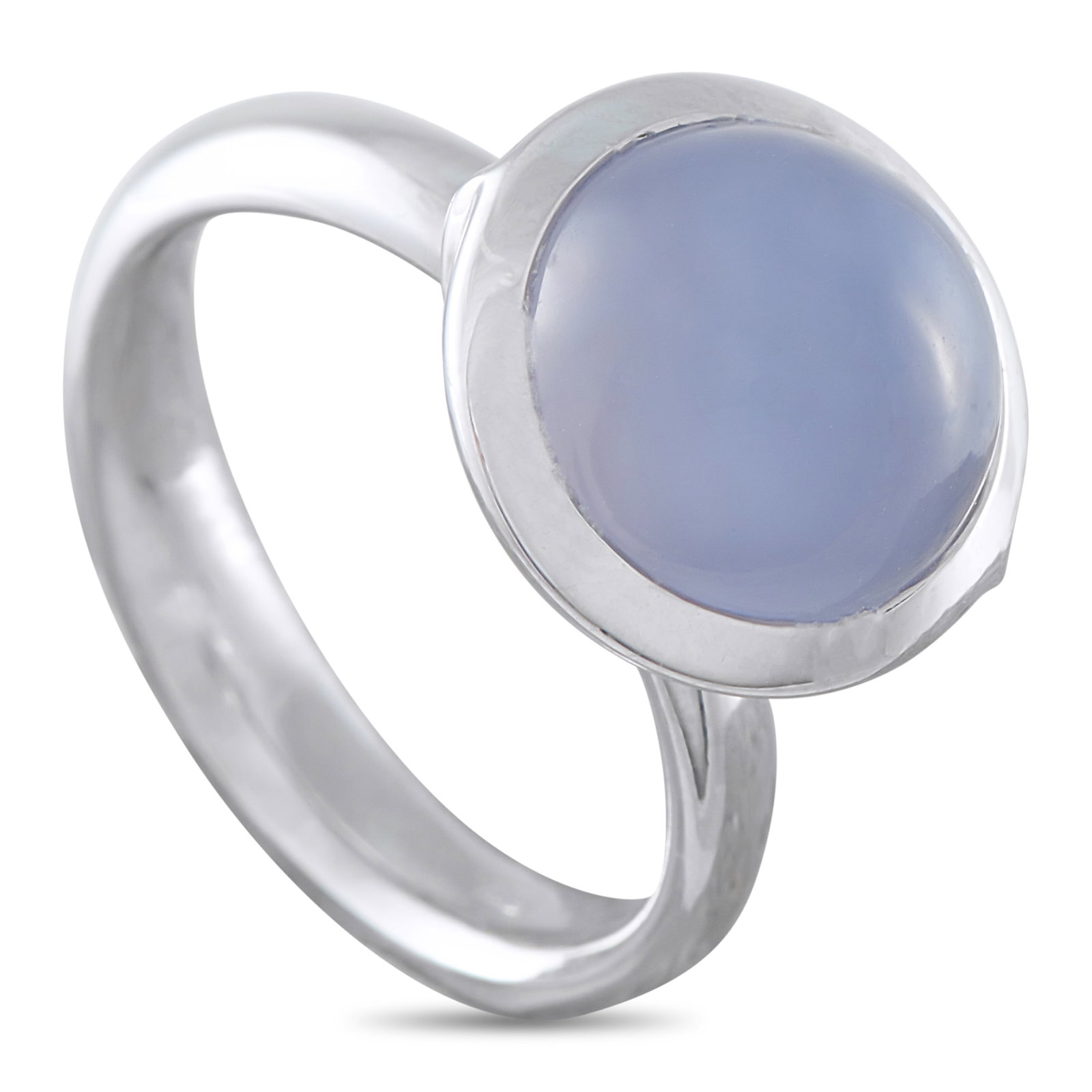 Tamara Comolli 18K White Gold Chalcedony Ring