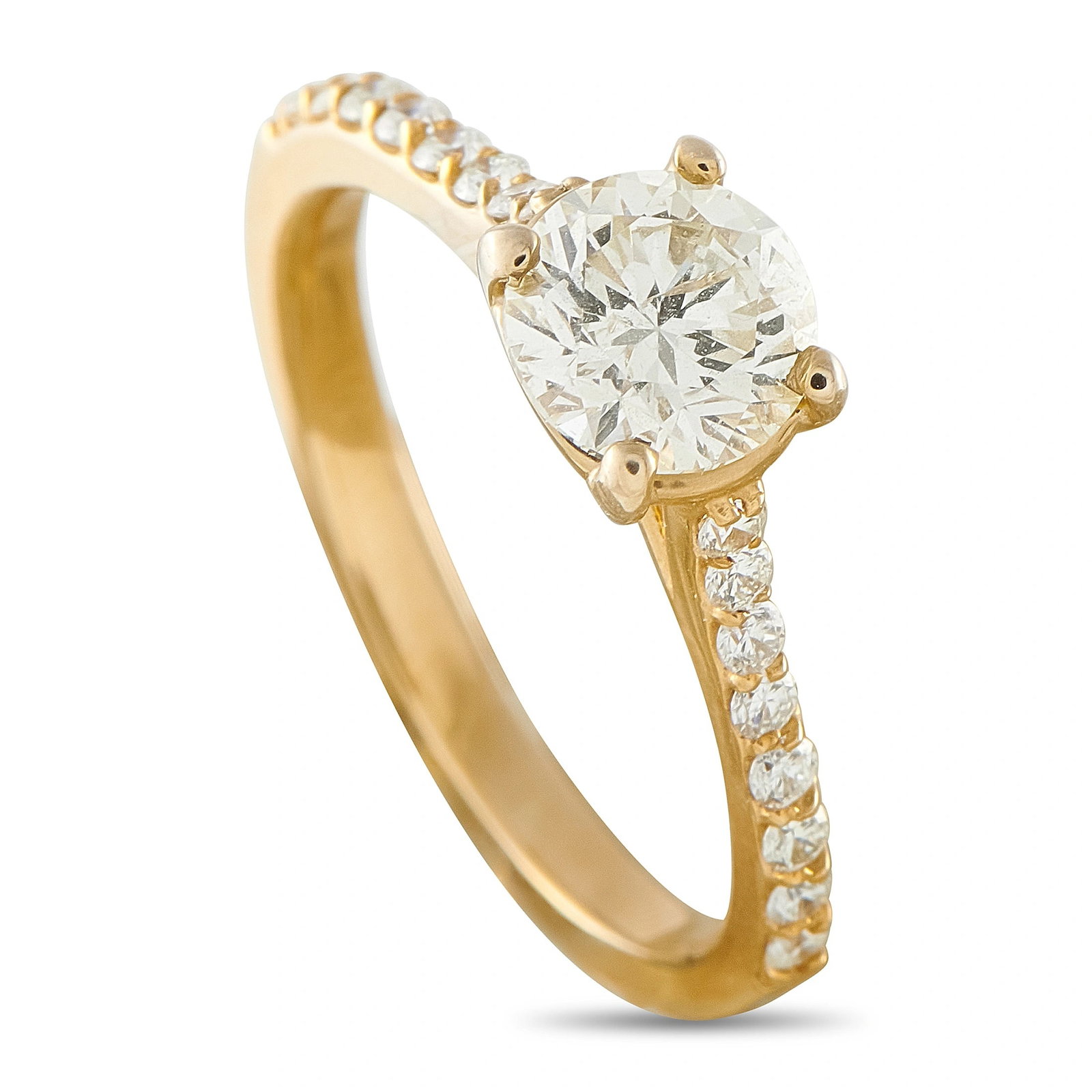 14K Yellow Gold 1.10ct Diamond Ring (1 of 3)