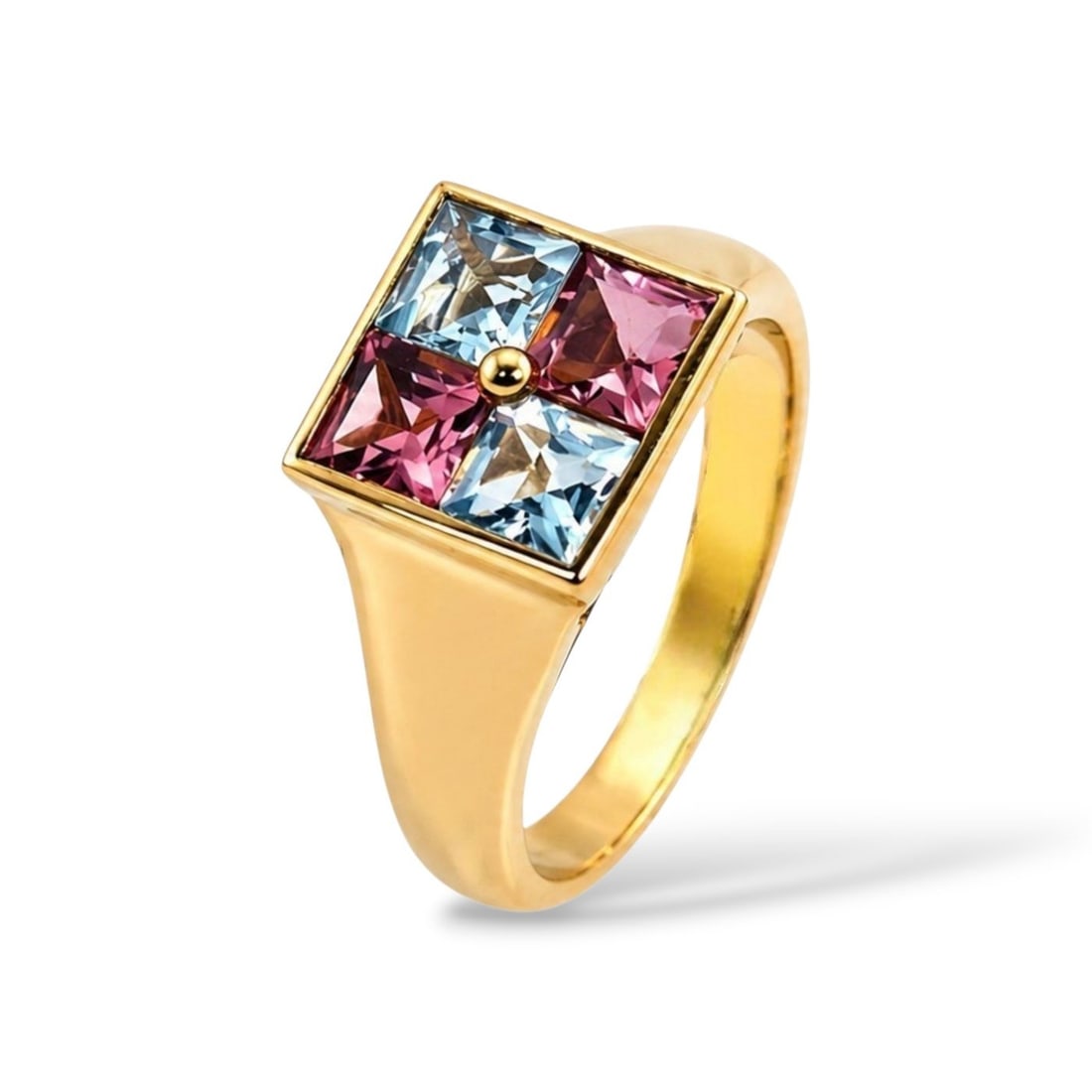 Bvlgari 18K Yellow Gold Gemstone Ring (1 of 12)