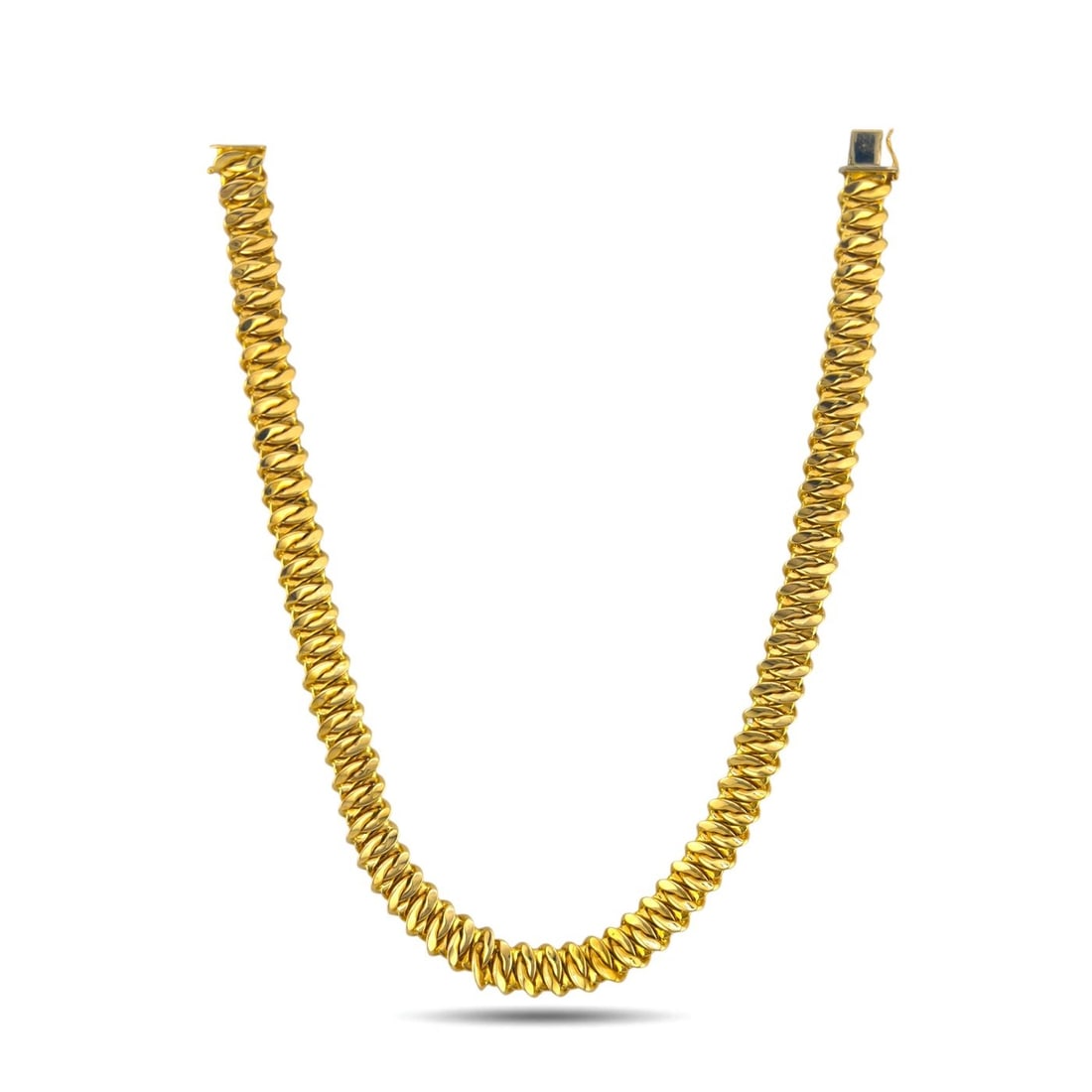 Italian 14K Yellow Gold Link Necklace (1 of 6)