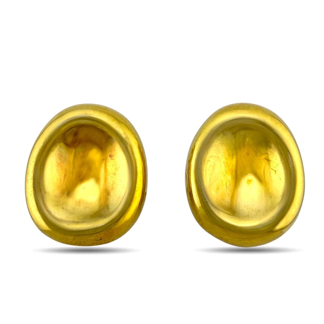 Robert Lee Morris 18K Yellow Gold Round Earrings (1 of 7)