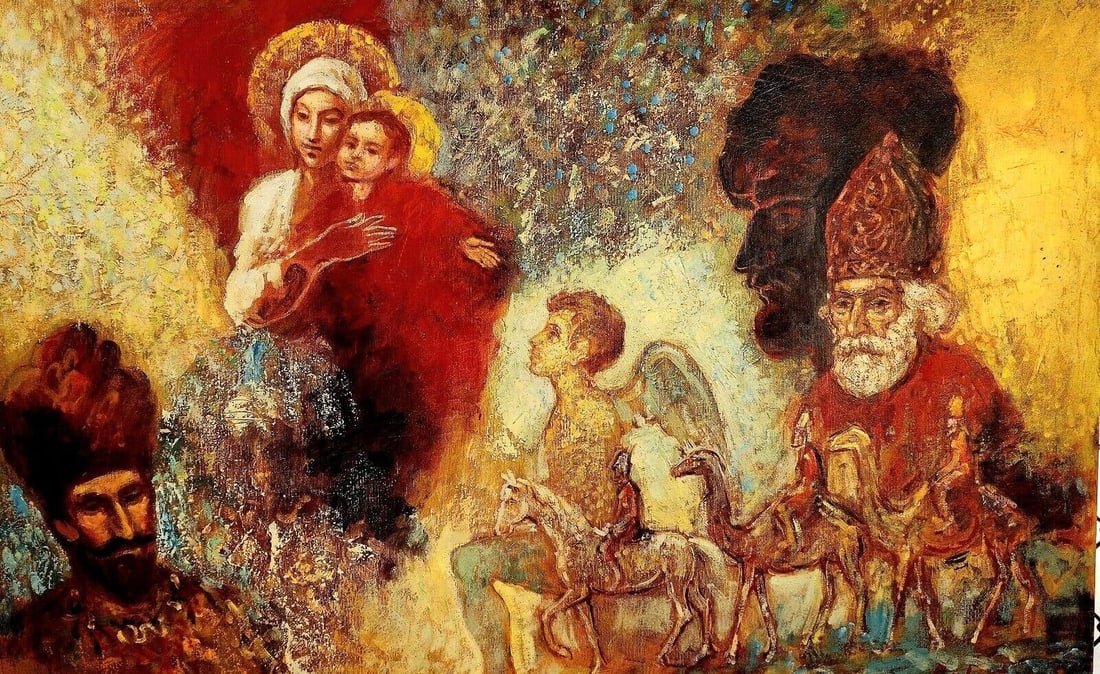 Galust Darbinyan Original Oil Painting: Galust Darbinyan Original Oil Painting on canvas Size : 24" x 36" Medium : Oil on Canvas Condition : Excellent Frame: Not Framed, sides painted Year of Production : 2008 Signed by artist
