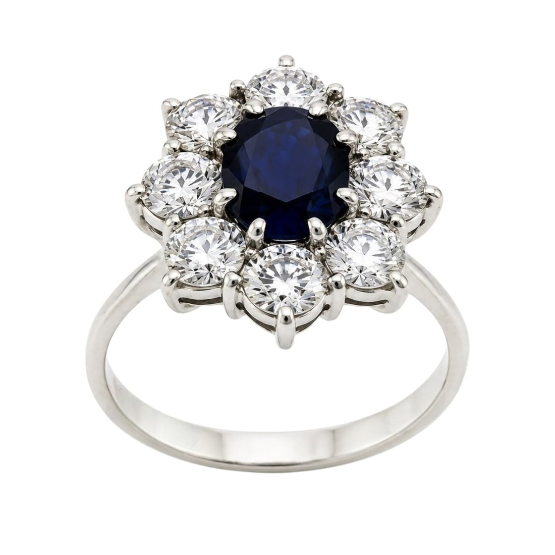 18K White Gold Ring - 3
