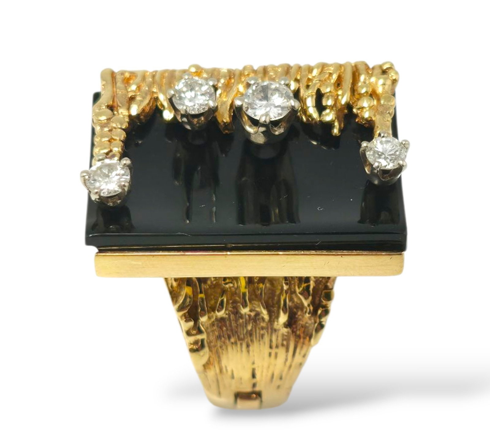 18K Yellow Gold Ring - 7