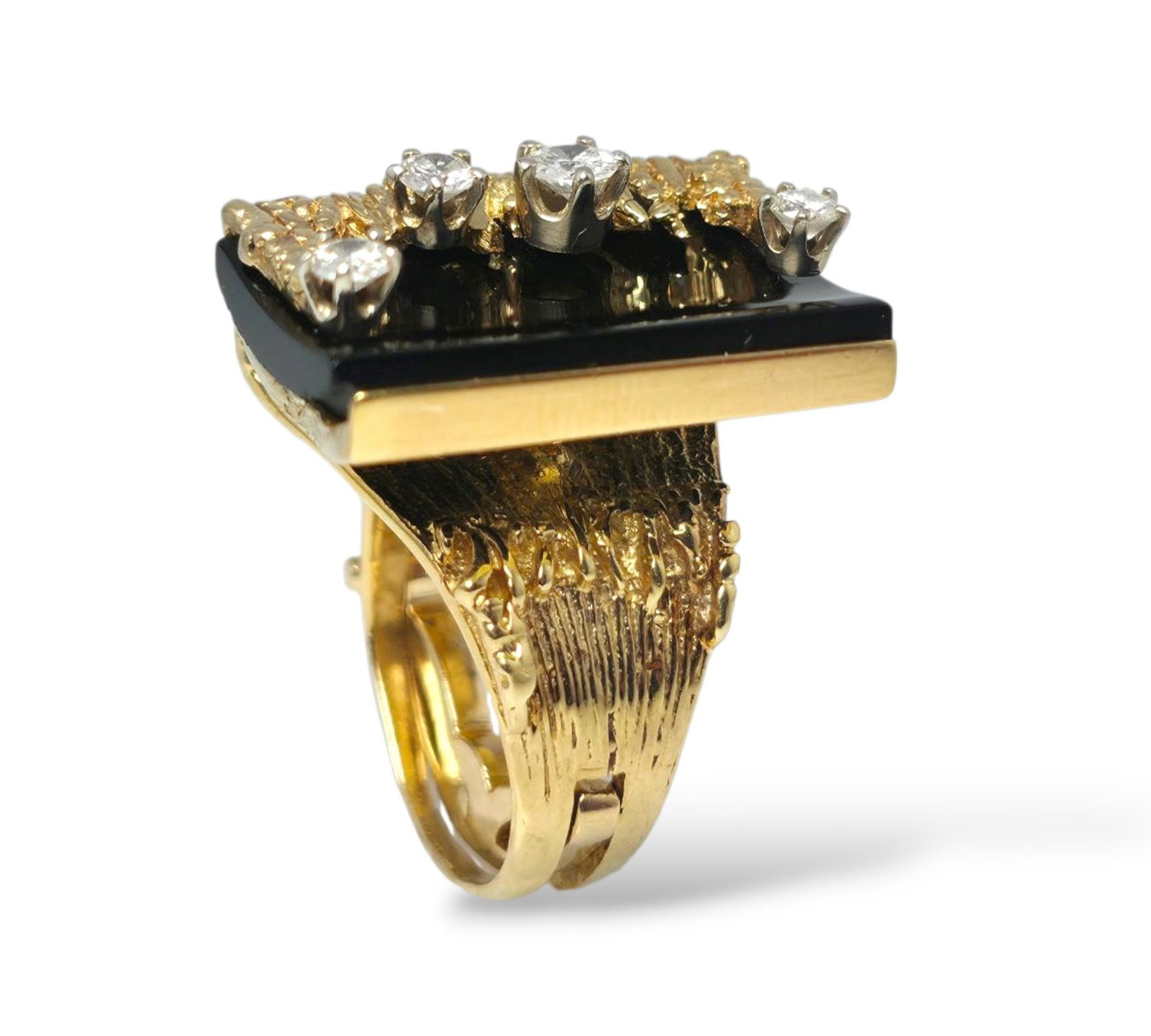 18K Yellow Gold Ring - 8