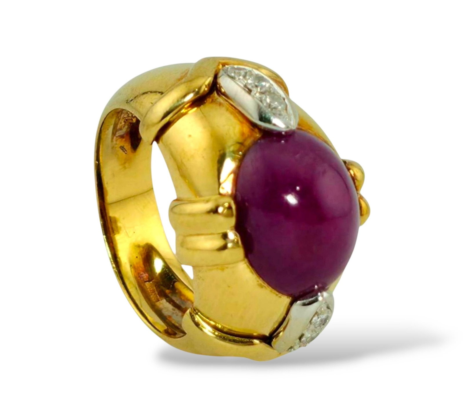 18K Yellow Gold Ring - 2