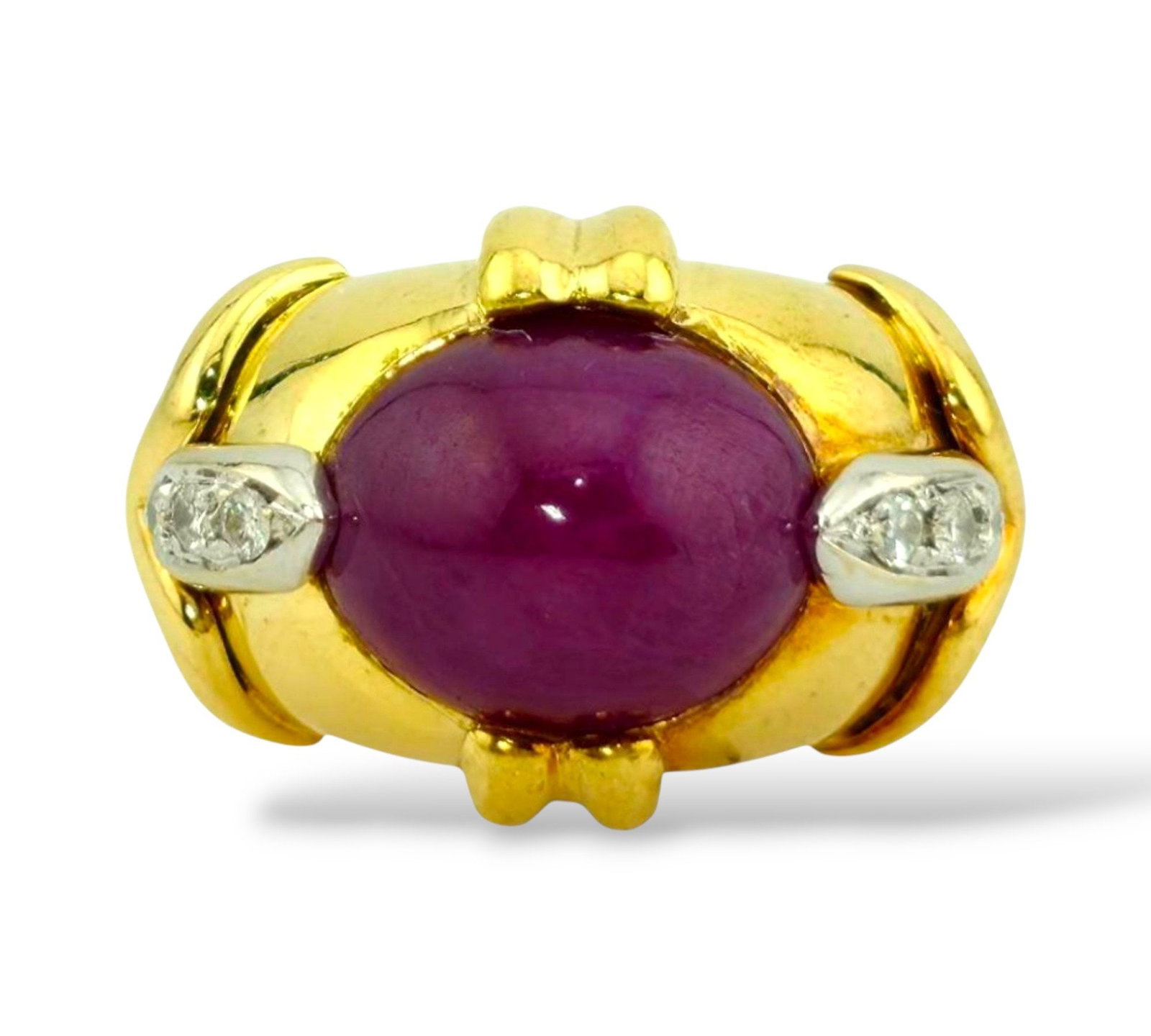 18K Yellow Gold Ring - 3