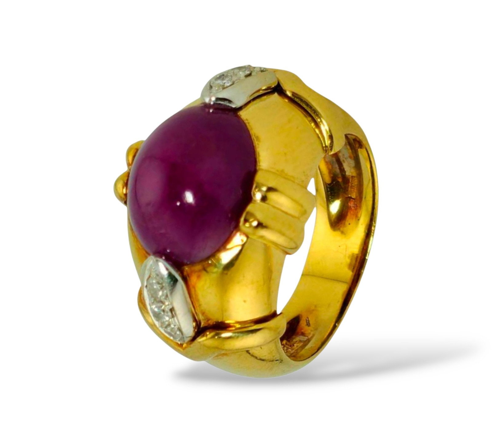 18K Yellow Gold Ring - 5