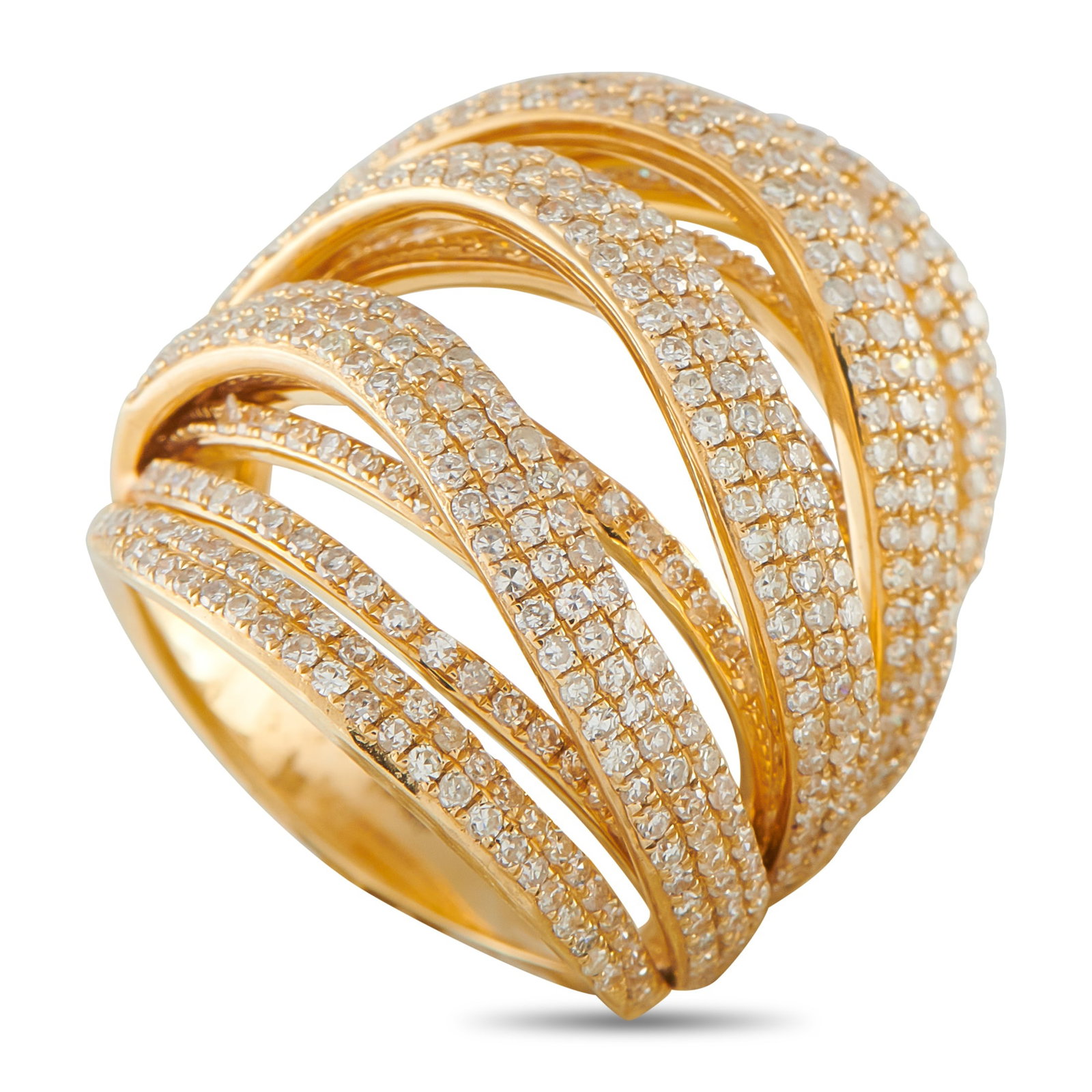 14K Yellow Gold 2.50ct Diamond Ring (1 of 4)