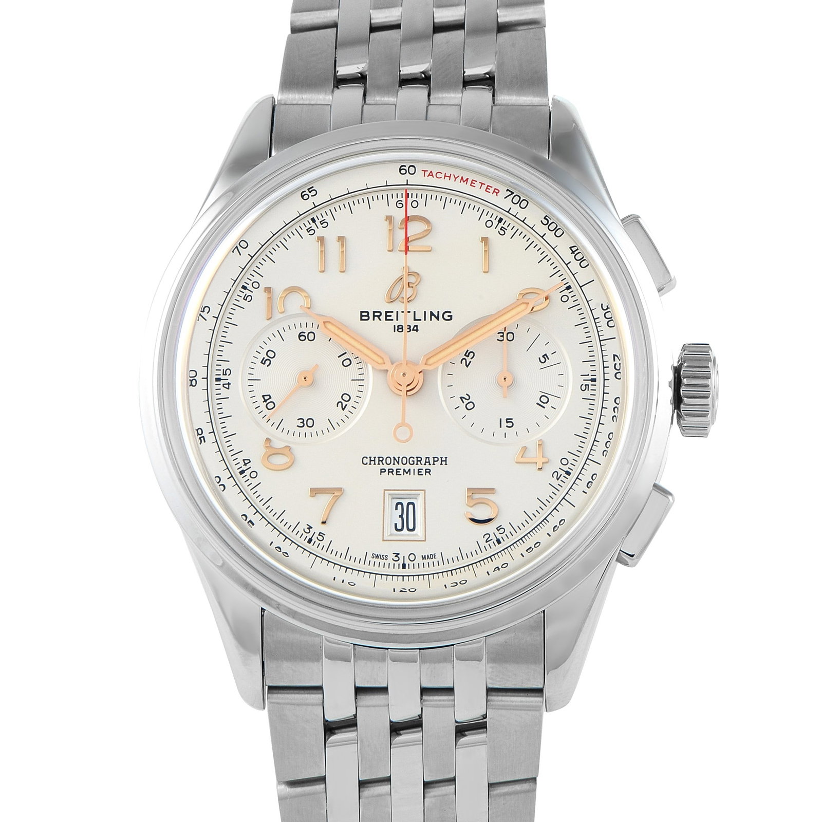 Breitling Premier B01 Chronograph Watch: The exceptionally well-made Breitling Premier B01 Chronograph Ref.AB0145 doesnt always get the attention it deserves. Consider this unique alternative if you're looking for a luxurious yet versatile