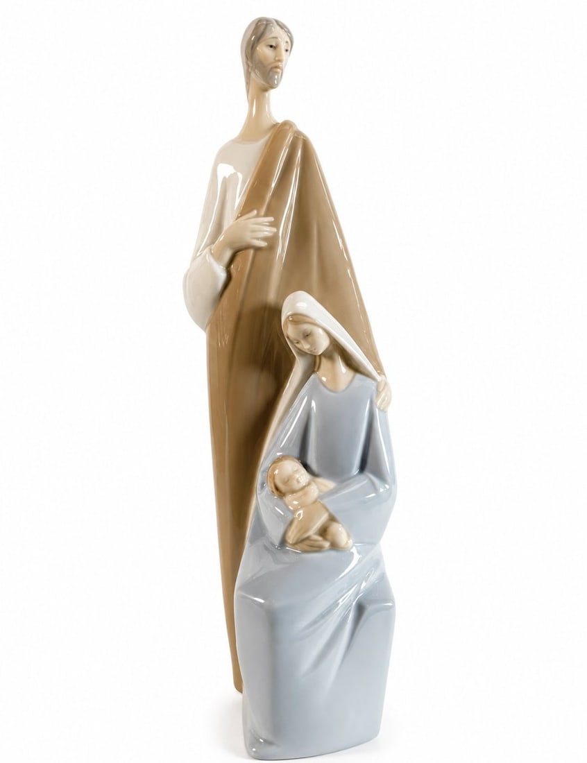 LLADRONativity Figurine Porcelain The Holy Family Mary Joseph Baby Jesus Figure (1 of 3)