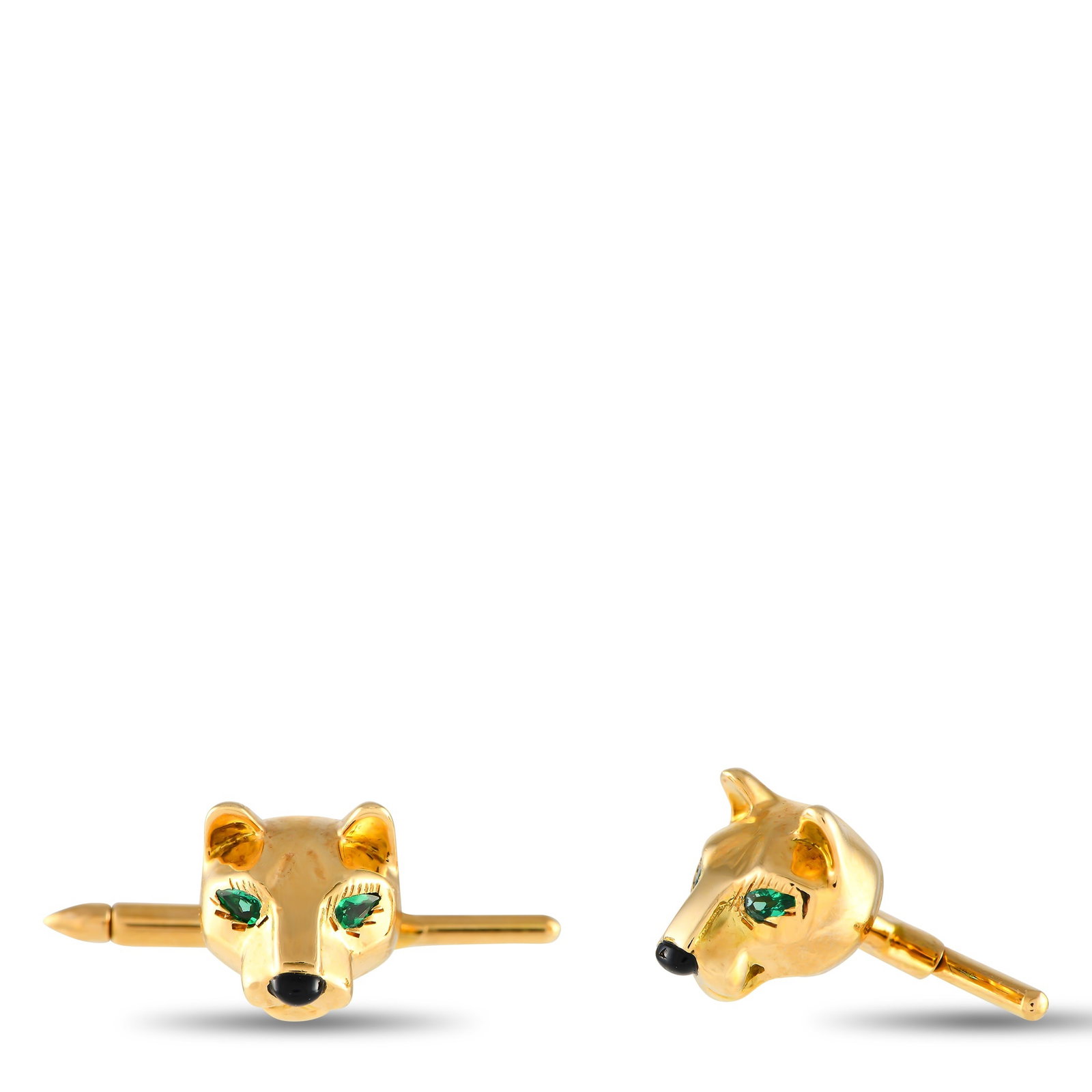 Cartier Panthere 18K Yellow Gold Cufflinks - 4