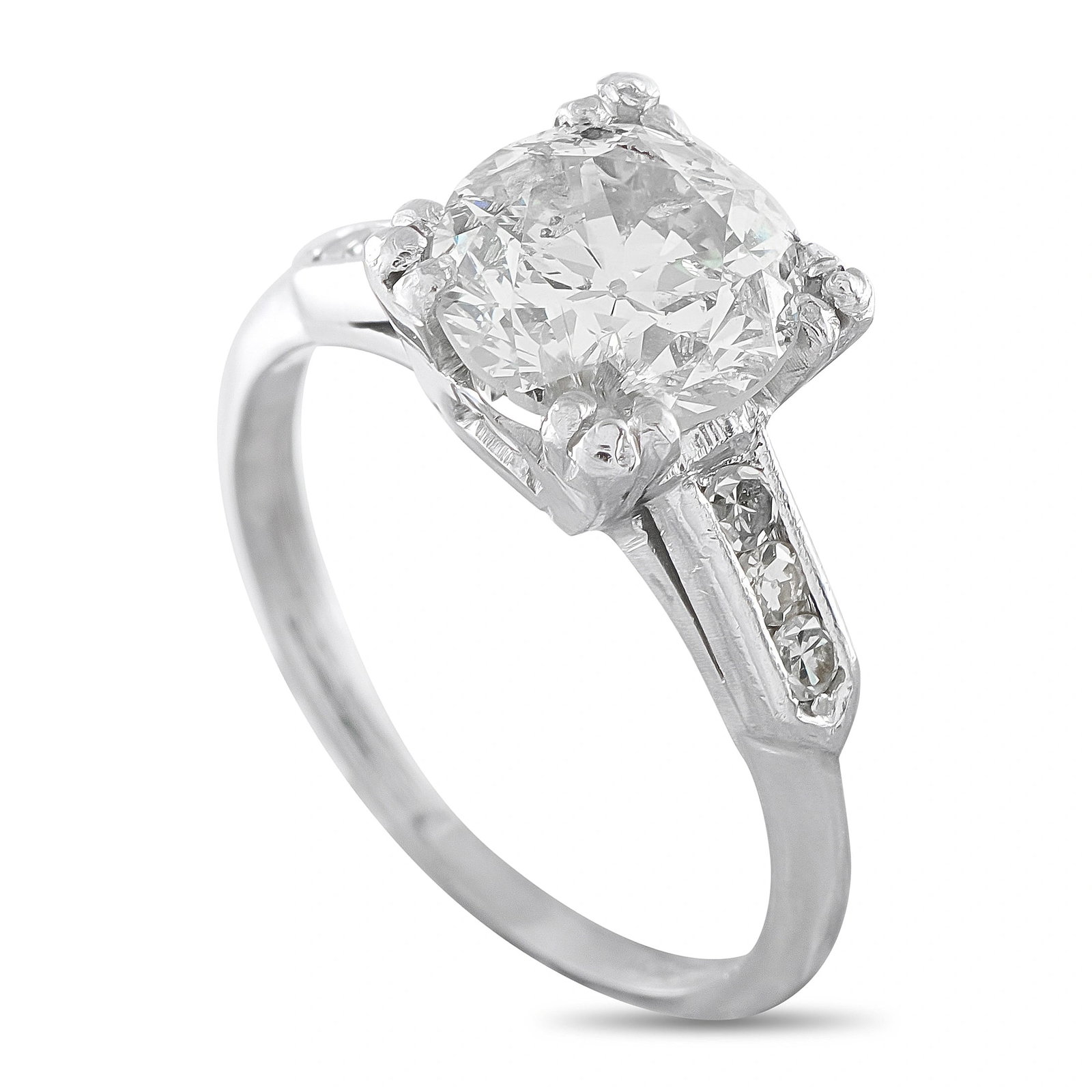 Platinum 1.95ct Diamond Ring (1 of 4)