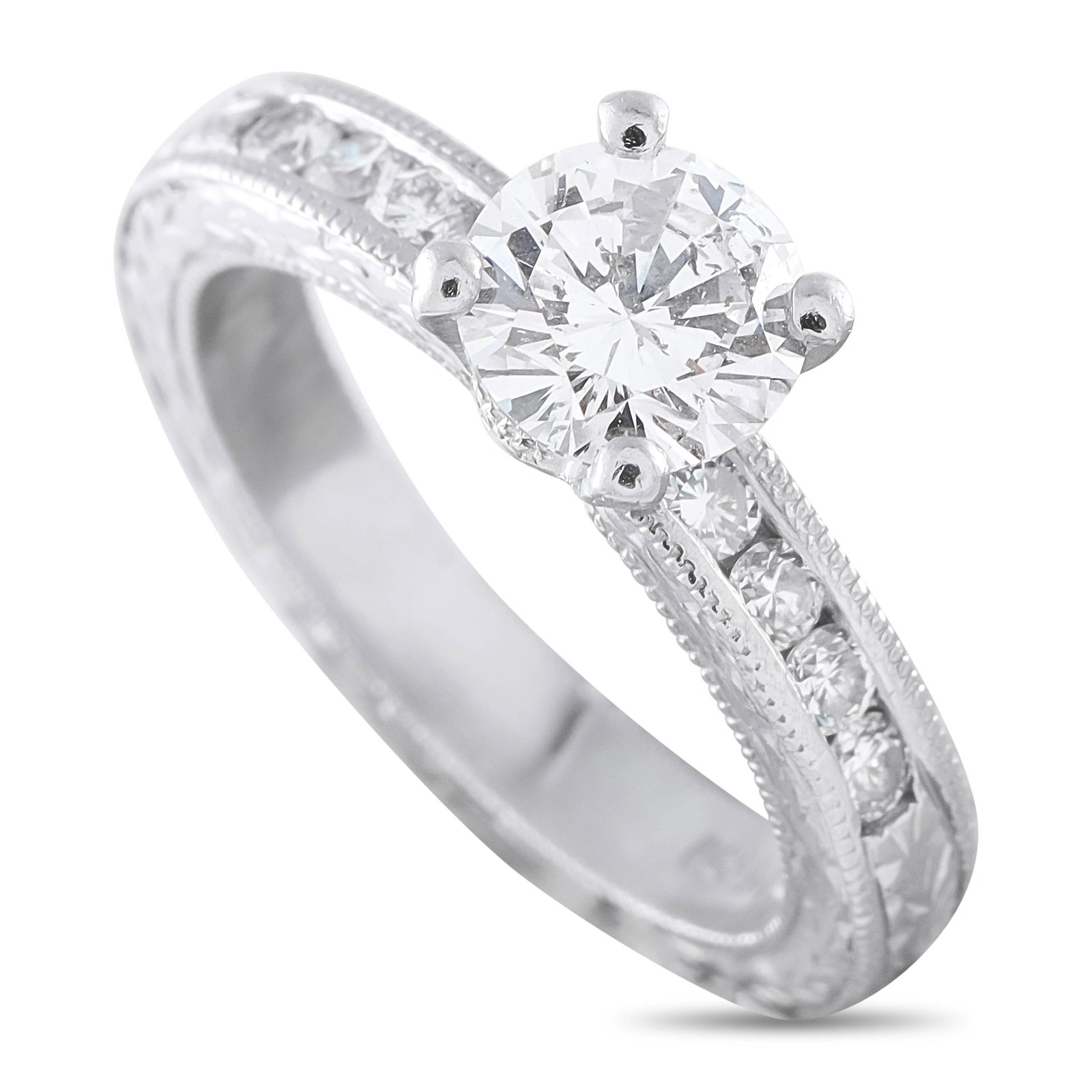 Platinum 1.34ct Diamond Engagement Ring (1 of 4)