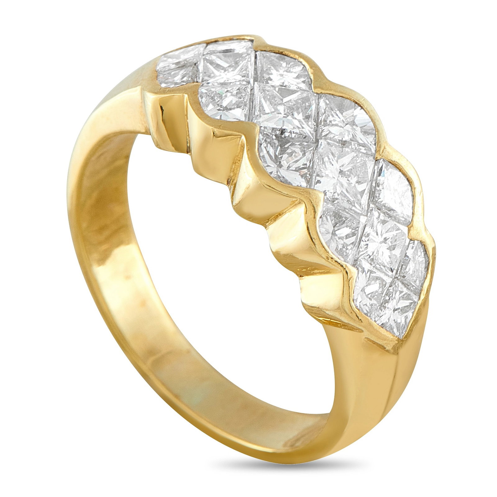 18K Yellow Gold 2.25ct Diamond Ring (1 of 4)