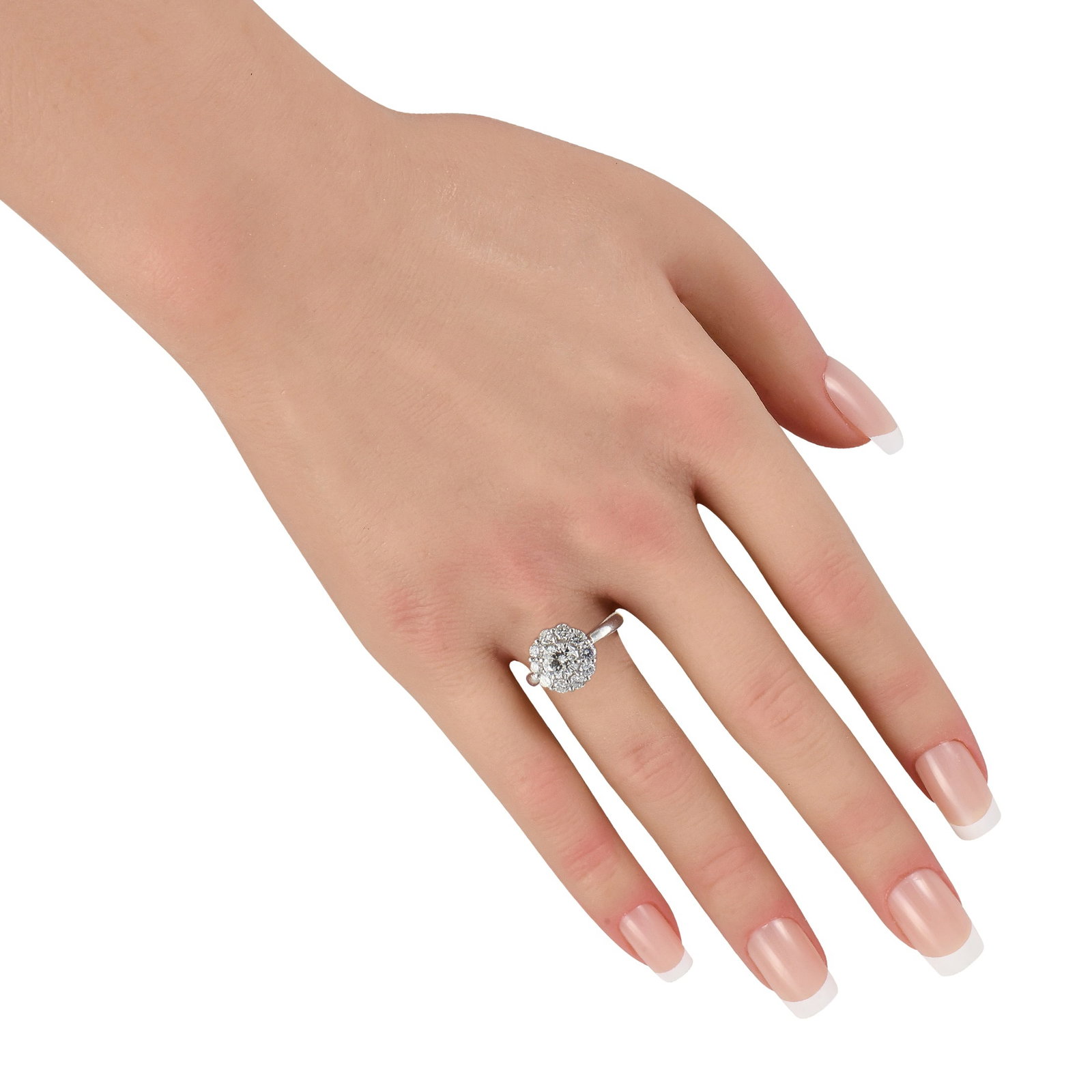 Platinum 2.02ct Diamond Ring - 3