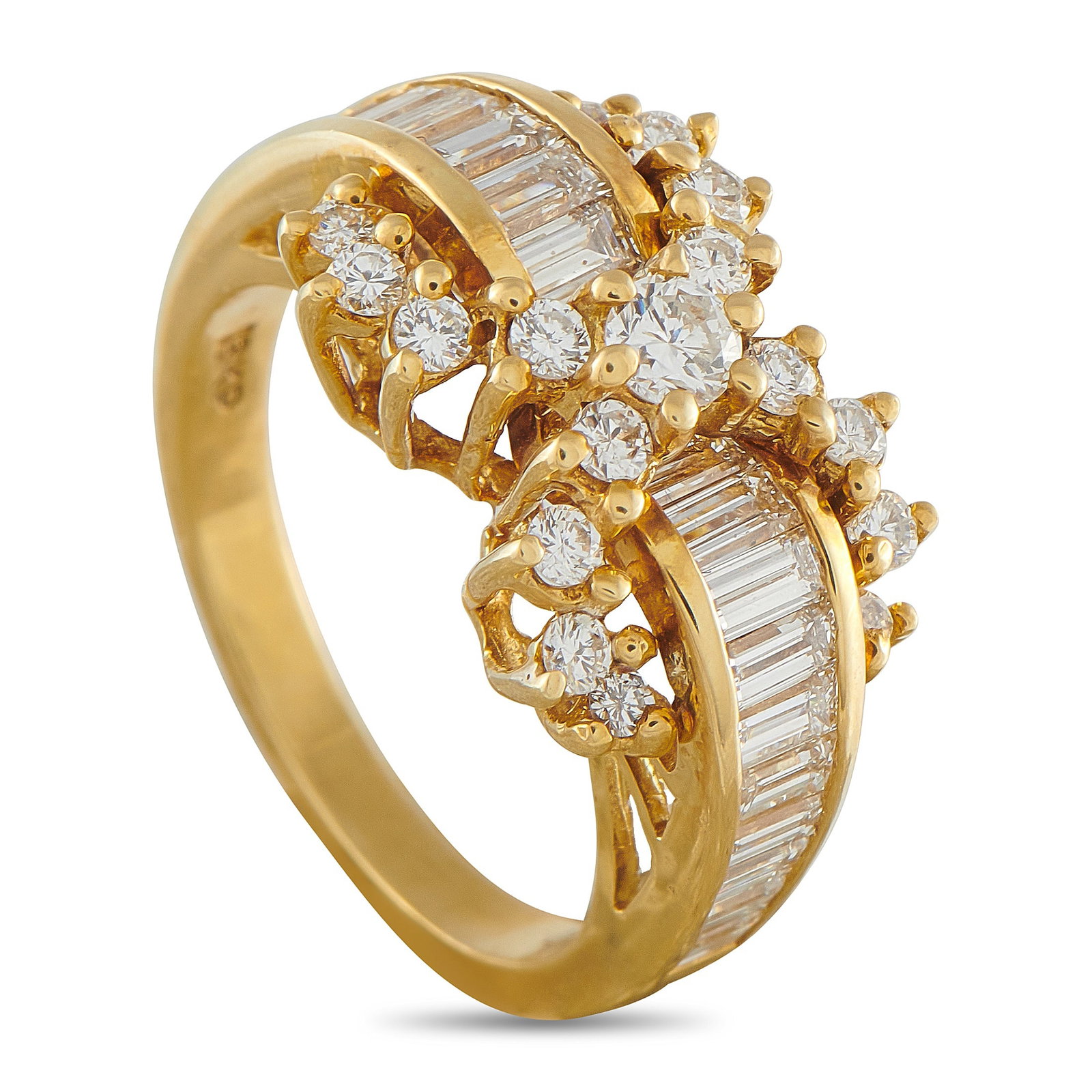 18K Yellow Gold 1.40ct Diamond Ring (1 of 4)