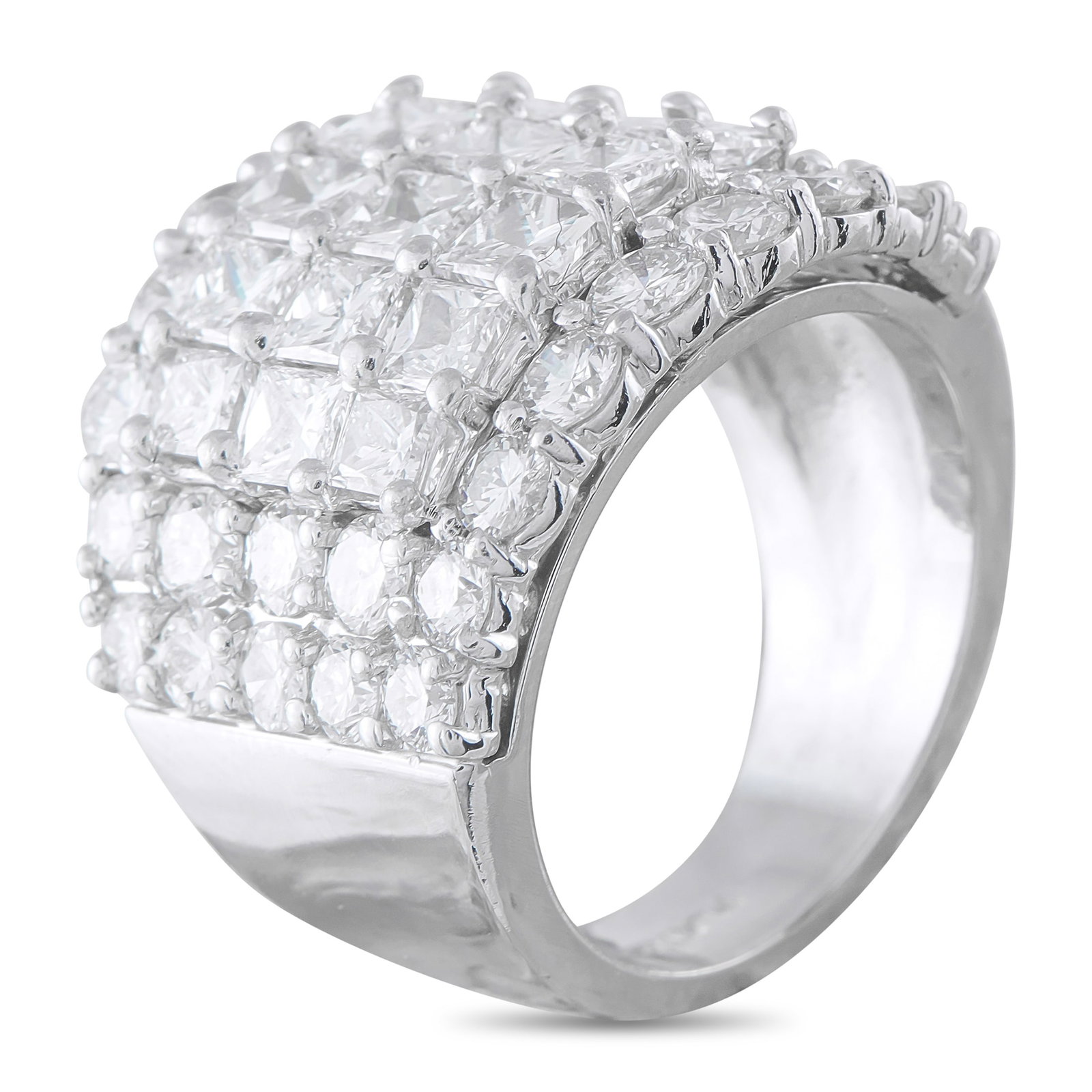 Platinum 4.25ct Diamond Ring - 2