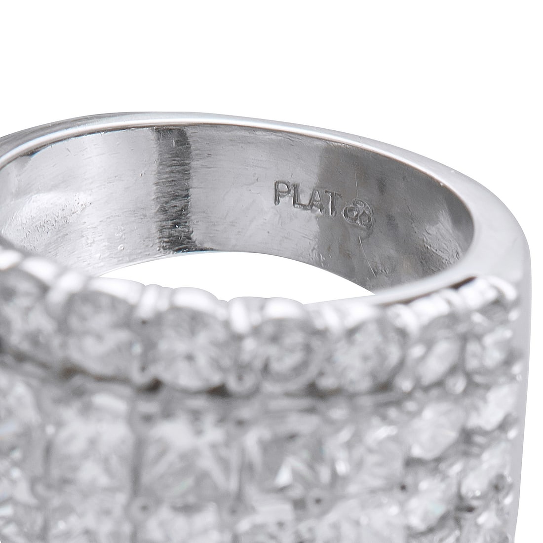 Platinum 4.25ct Diamond Ring - 4
