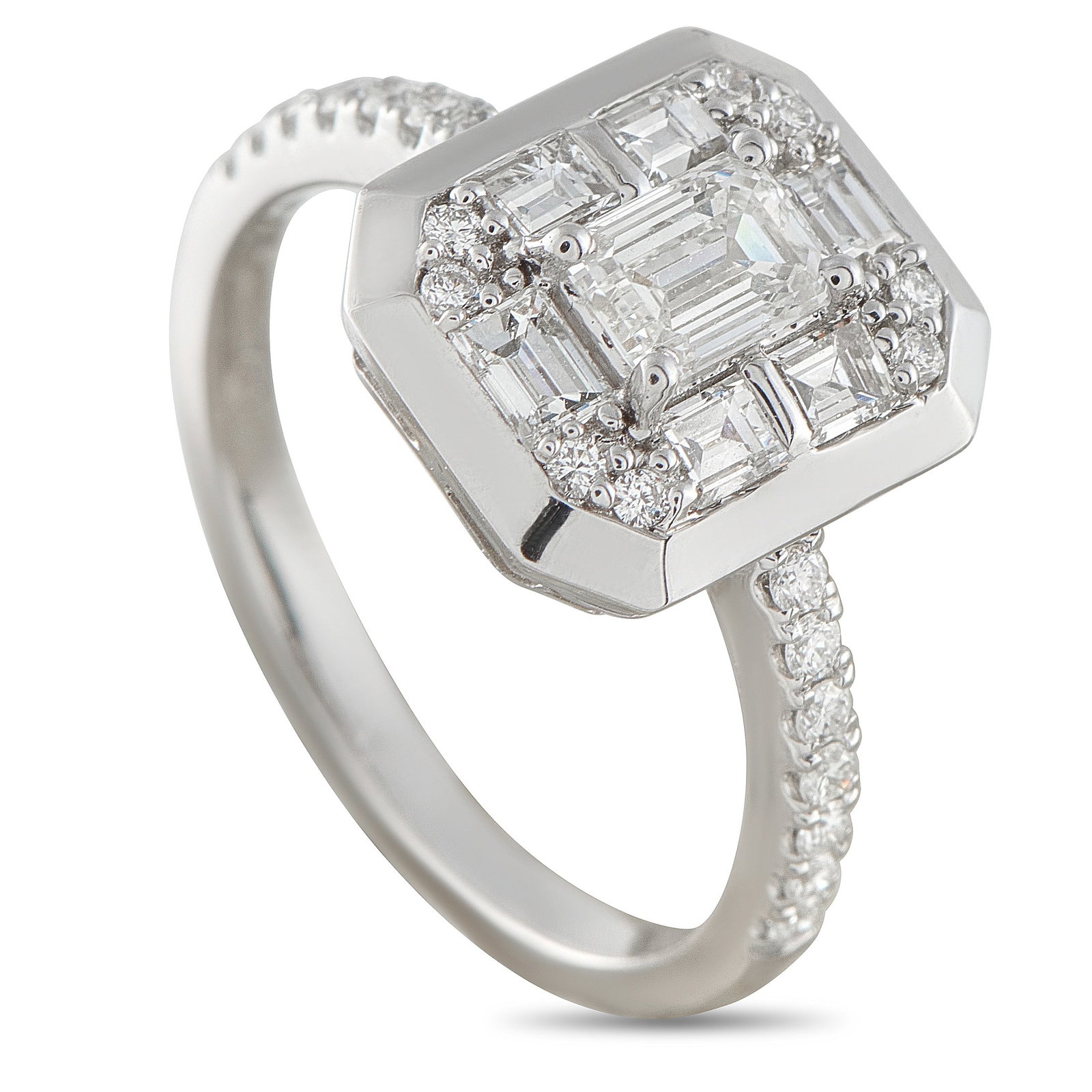 18K White Gold 1.16ct Diamond Ring (1 of 4)