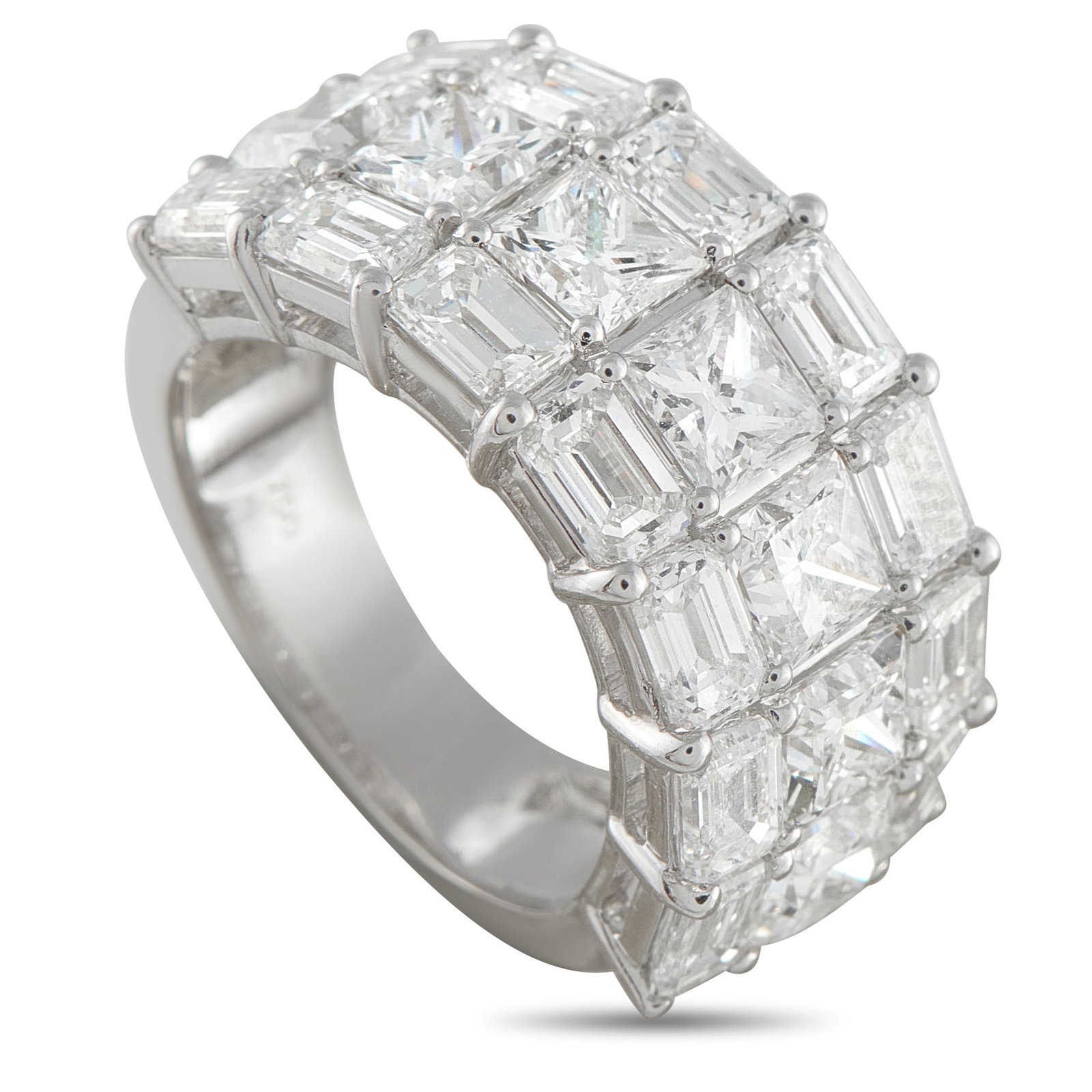 18K White Gold 7.50ct Diamond Ring (1 of 4)
