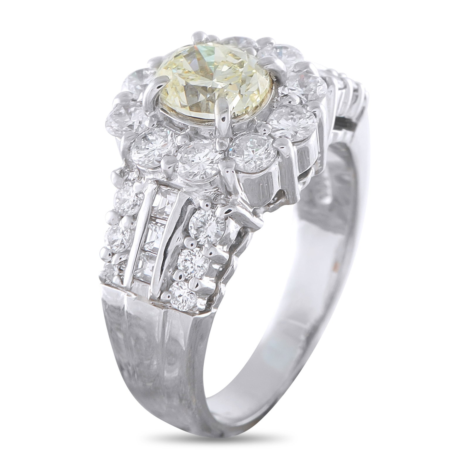 Platinum 1.02ct Diamond Ring - 2