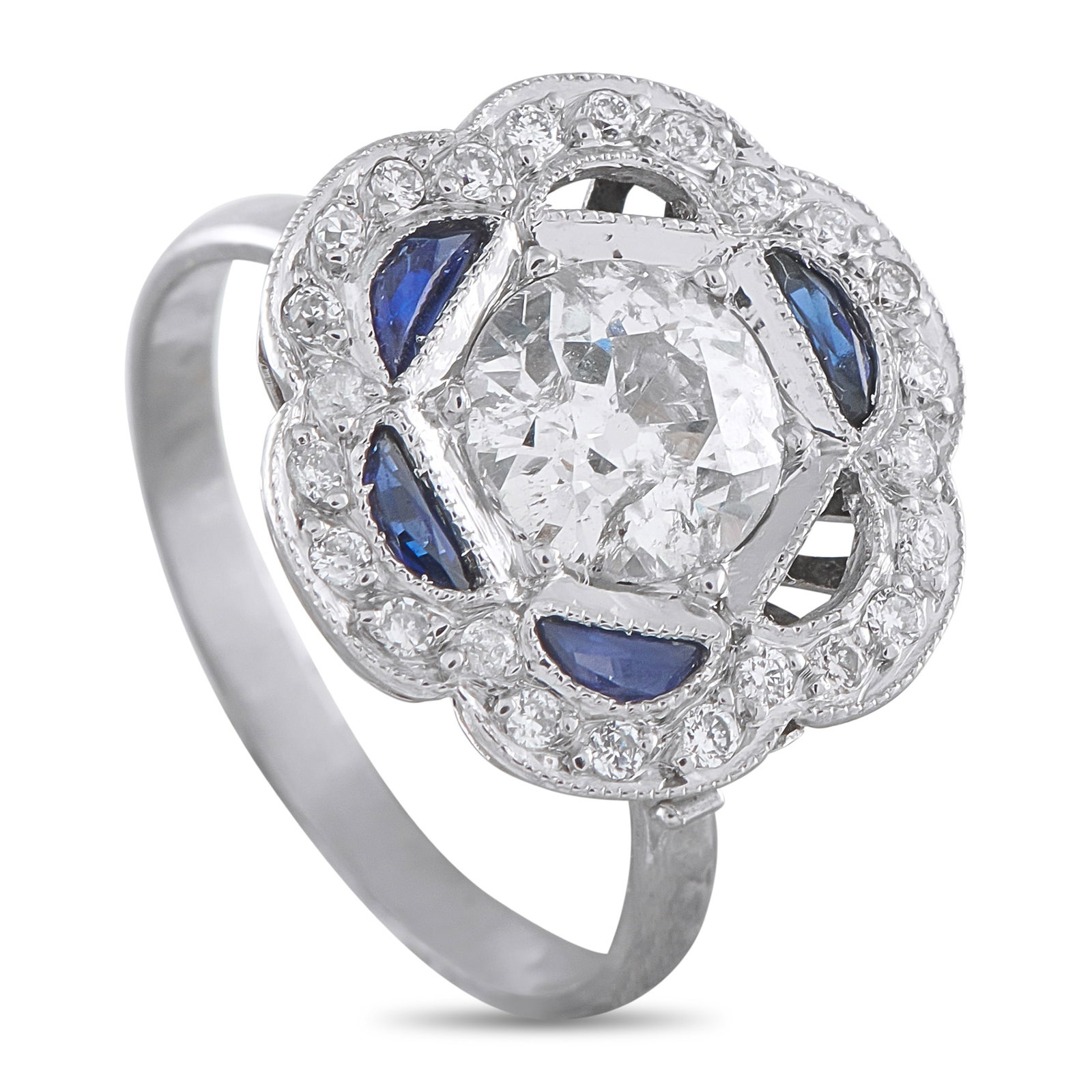 Platinum 1.40ct Diamond Ring (1 of 3)