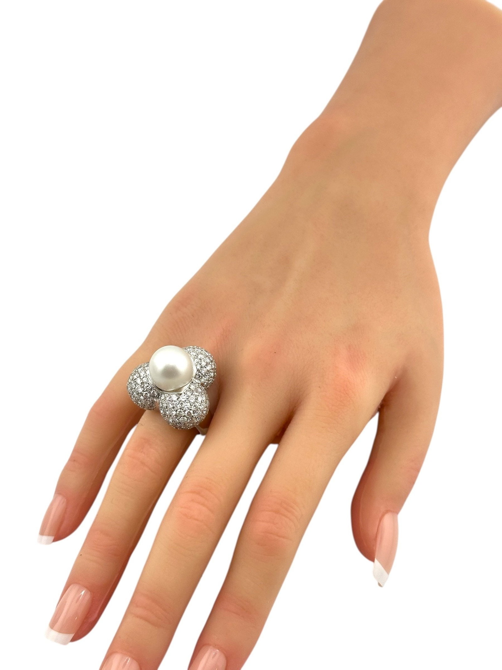 18K White Gold Ring - 5