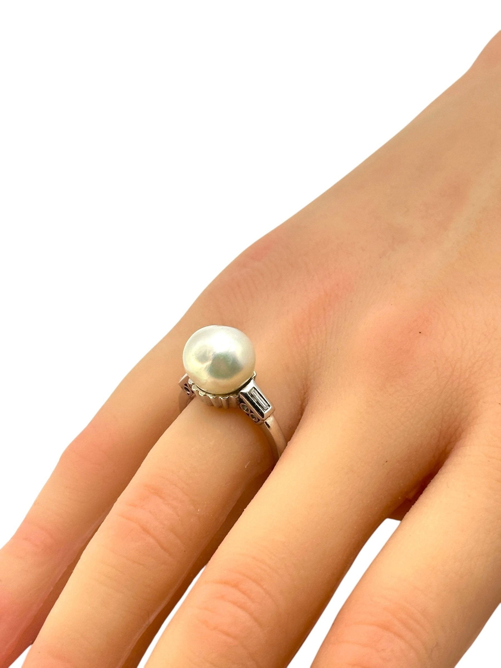 Vintage Platinum Ring - 5