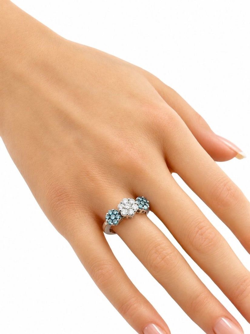 18K White Gold Ring - 2