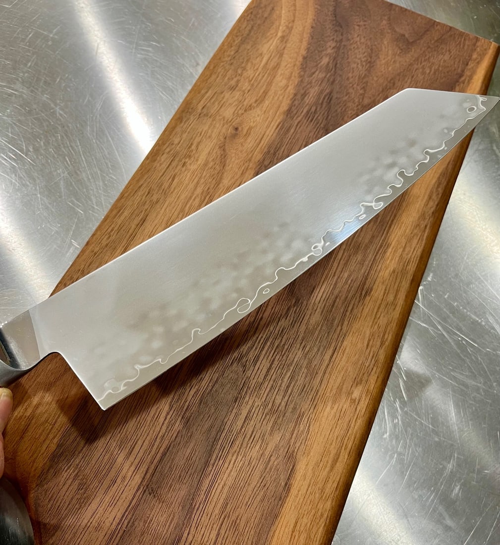 High End, Handmade, Professional Chef Knife with Black Walnut Handle - 3