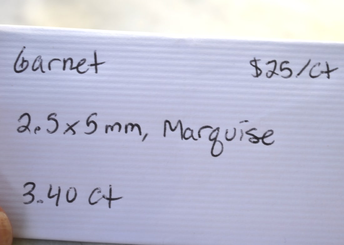 3.40 Carat Parcel of Marquise Cut Garnets - 3