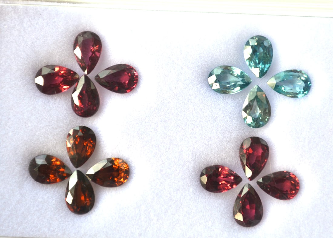 10.53 Carats of Jewelry Grade Garnet and Zircon (1 of 3)