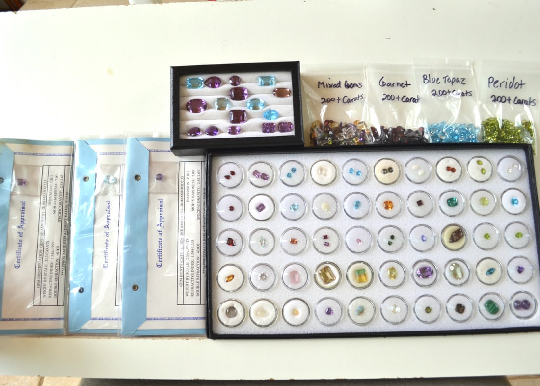 Massive Collection of Gemstones -- Over 1000 Carats (1 of 10)