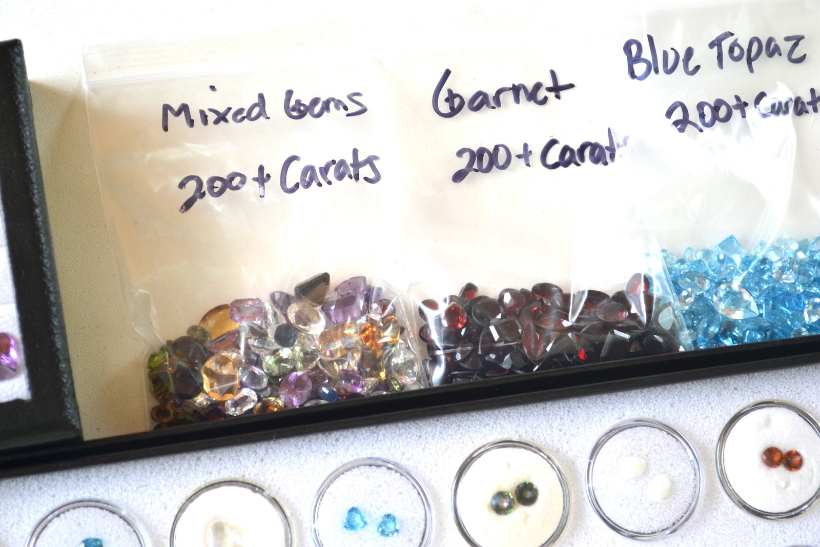 Massive Collection of Gemstones -- Over 1000 Carats - 3