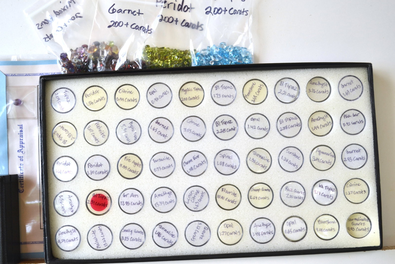 Massive Collection of Gemstones -- Over 1000 Carats - 9
