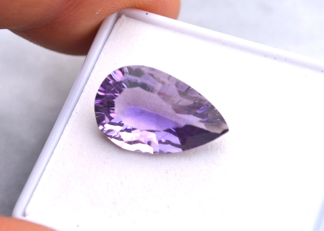 5.64 Carat Fancy Pear Cut Amethyst (1 of 2)