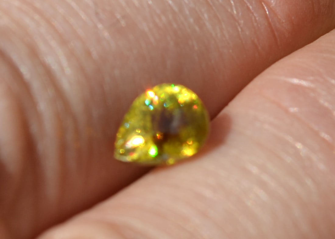 1.51 Carat Pear Cut Sphene - 2