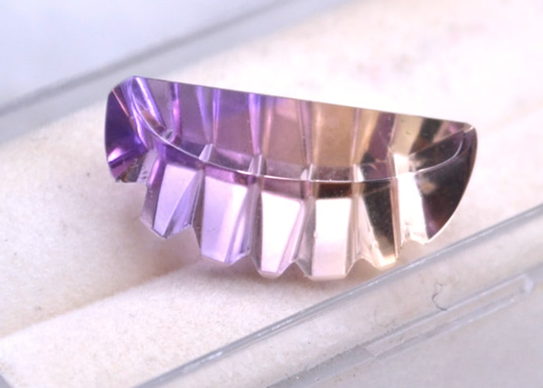 7.63 Carat Fancy Cut Ametrine - 3