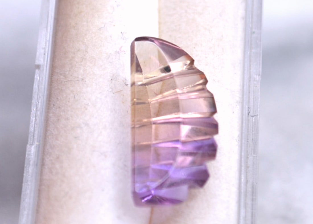 7.63 Carat Fancy Cut Ametrine - 4