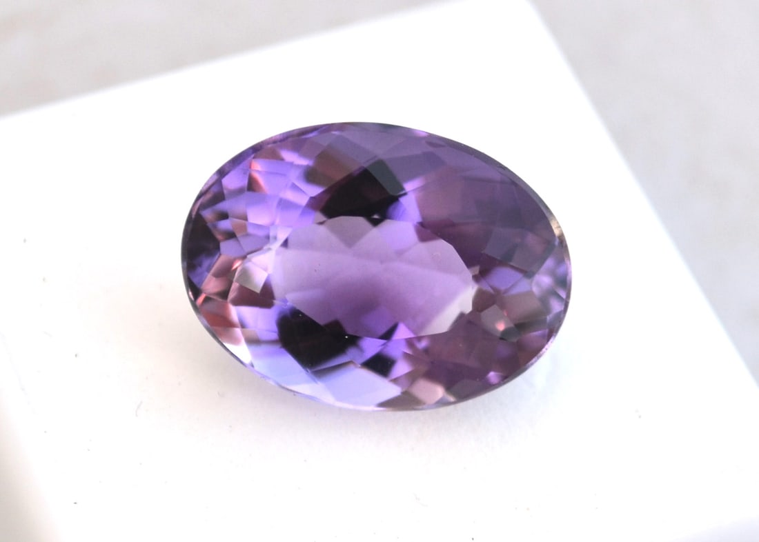 11.91 Carat Oval Cut Amethyst (1 of 4)