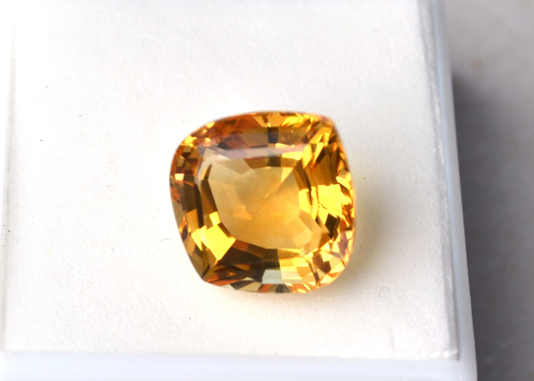 8.55 Carat Fancy Marquise Cut Citrine - 2