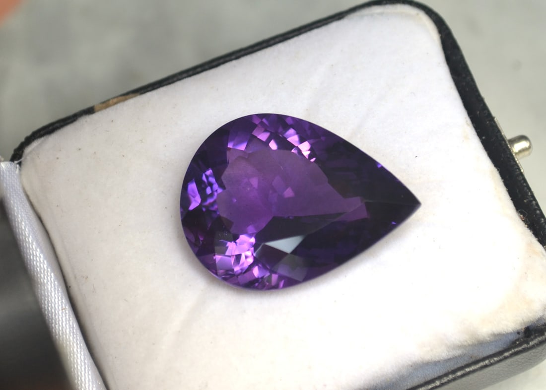 43.17 Carat Pear Cut Amethyst (1 of 5)